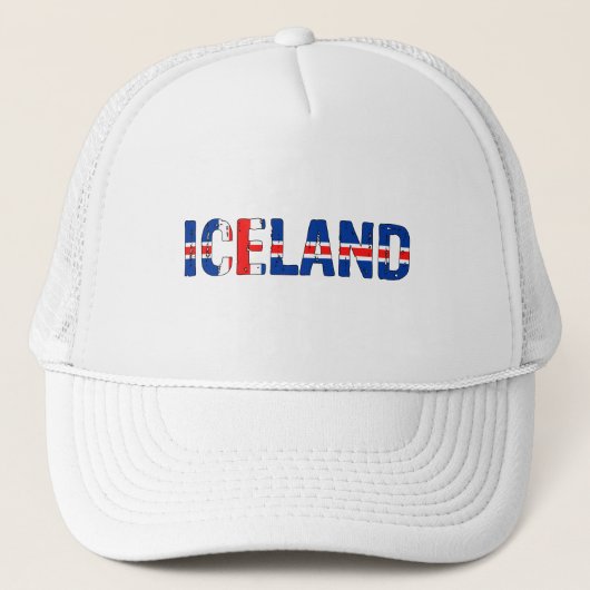 Casquette L'Islande aime patriote (Devant)