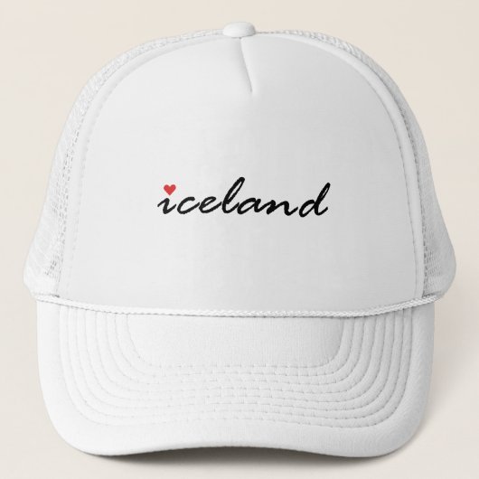 Casquette L'Islande aime patriote (Devant)