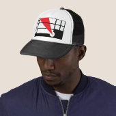Casquette Lissitzky et Mondrain (En situation)
