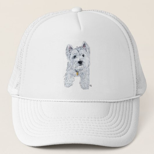 Casquette Little Curious Westie (Devant)