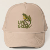 Casquette Live Green (Devant)