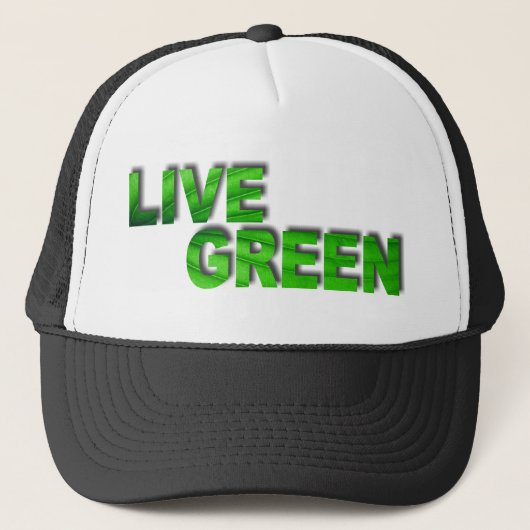 Casquette Live Green (Devant)