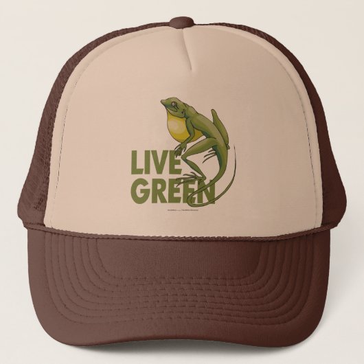 Casquette Live Green (Devant)