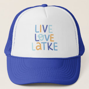 Casquette Live Love Latke Hanoukka Design