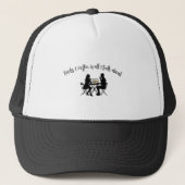 Casquette Livres et café (Devant)