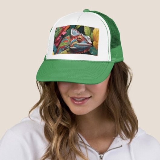 Casquette Lizard Leaves & Colour
