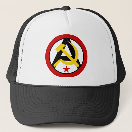 Casquette logo Anarcho-communiste (Devant)