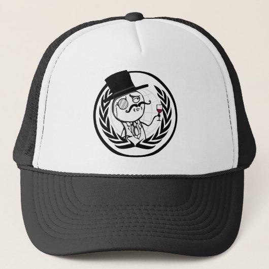 Casquette Logo anonyme de LulzSec (Devant)