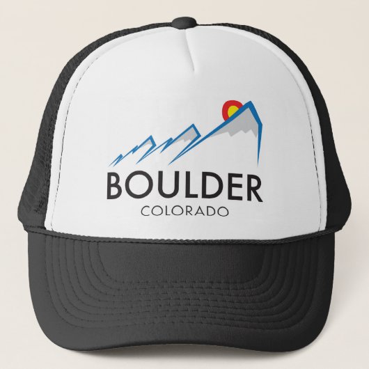 Casquette Logo de Boulder le Colorado Flatirons sur (Devant)