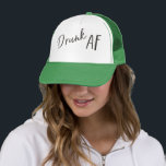 Casquette Logo de charbon de bois Drunk AF Unisex Trucker Ha<br><div class="desc">Chapeau de camionneur Drunk AF Unisex - le logo peut être déplacé si nécessaire, et vous pouvez ajouter du texte pour personnaliser. Nous vous recommandons quelque chose comme un hashtag mariage ! Nous aimons tout sur cette collection : palette de couleurs rose, vert et noir, typographie décontractée et amusante, et...</div>