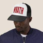 Casquette Logo de la colère (En situation)