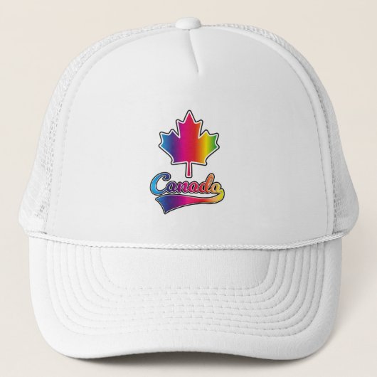 Casquette Logo de l'arc-en-ciel de Canada Pride (Devant)
