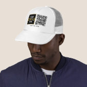 Casquette Logo de l'entreprise Code QR promotionnel (En situation)
