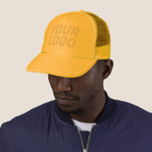 Casquette Logo de l'entreprise PERSONNALISABLE Jaune (En situation)
