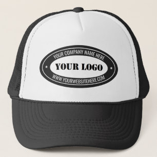 Casquette Logo de l'entreprise personnalisée Texte Trucker d