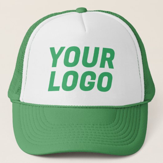Casquette Logo de l'entreprise sur mesure vert (Devant)