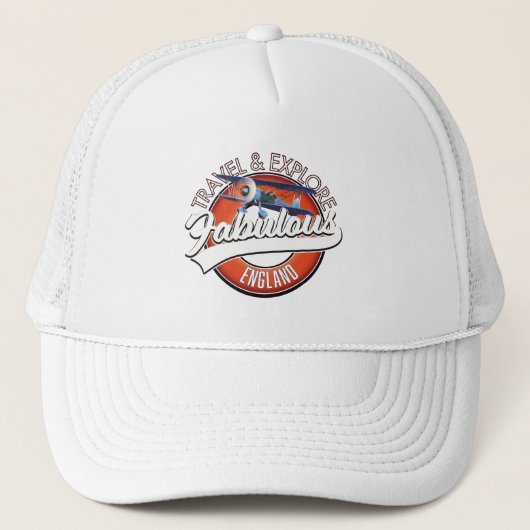 Casquette Logo de voyage explorez l'Angleterre fabuleuse (Devant)