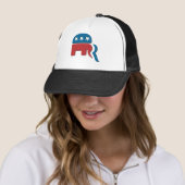 Casquette Logo d'élection de Parti Républicain de Romney par (En situation)