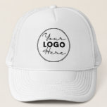 Casquette Logo d'entreprise personnalisé - Camion minimalist<br><div class="desc">Vous cherchez des chapeaux de camionneur de marque pour votre événement professionnel? Ou pour vos employés ? Découvrez ce Chapeau de camion minimaliste sur mesure pour l'entreprise Logo d'affaires. Vous pouvez facilement le customiser avec votre logo et votre fait. Pas de commandes minimum ! Bonne image de marque !</div>