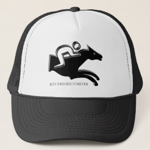 Casquette Logo d'équitation de jockey de course de chevaux
