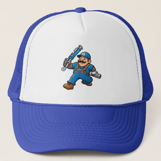 Casquette logo des services de plomberie (Devant)