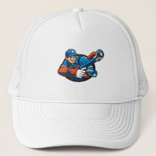 Casquette logo des services de plomberie