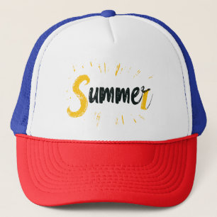 Casquette Logo d'été - Conception de texte d'été