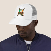 Casquette Logo du drapeau de hockey sur glace irlandais (En situation)