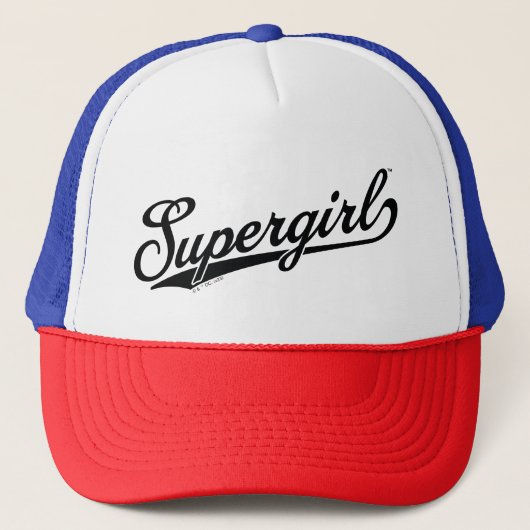 Casquette Logo du nom étoilé Supergirl Baseball (Devant)