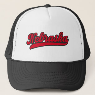 Casquette Logo du script Nebraska   Pride rétro Red State