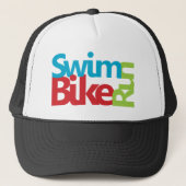 Casquette Logo du triathlon cool (Devant)
