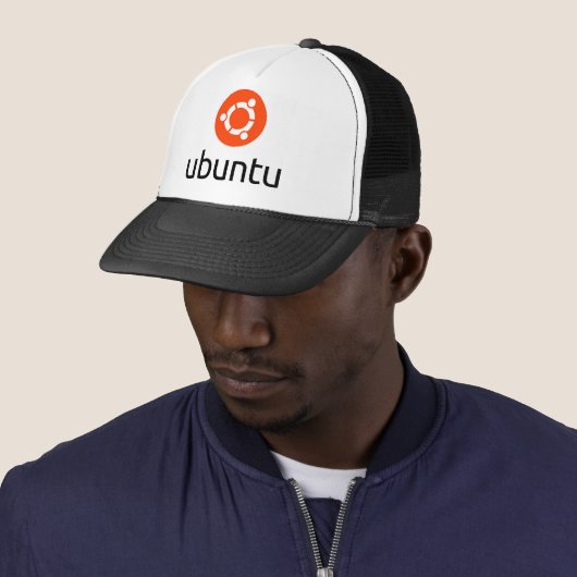 Casquette Logo d'Ubuntu Linux (En situation)