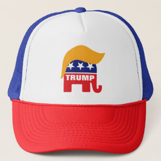 Casquette Logo Éléphant Républicain Donald Trump Cheveux