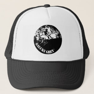 Casquette logo gris de saluki nouveau