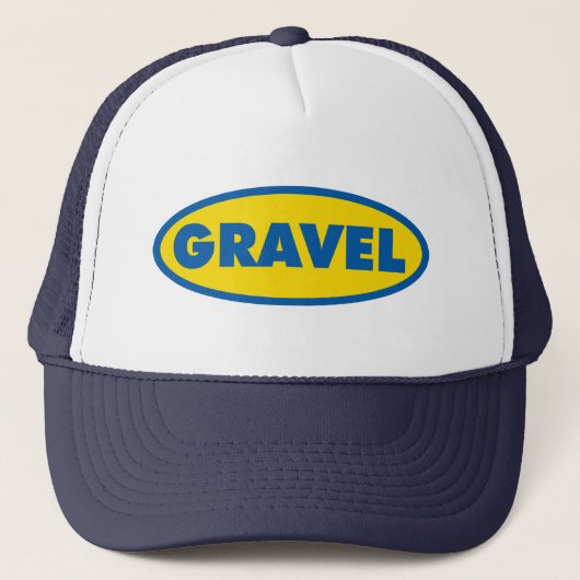 Casquette Logo jaune Gravel Cycling (Devant)