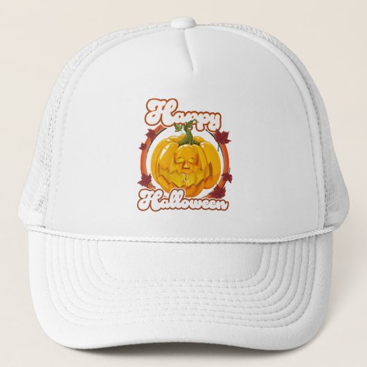 Casquette logo Joyeux Halloween (Devant)