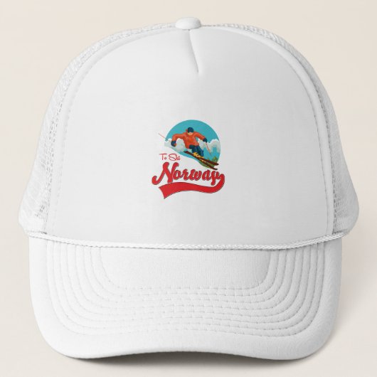 Casquette logo Norvège pour skier (Devant)