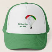 Casquette Logo Paraglider avec texte personnalisable sur un (Devant)