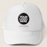 Casquette Logo personnalisé et baseball de texte<br><div class="desc">Créez votre propre Trucker Hat d'entreprise! Notre modèle moderne et élégant est disponible dans une variété de couleurs, offrant des options de personnalisation complètes pour présenter votre logo d'entreprise, photo ou image choisie. Améliorez la personnalisation en ajoutant votre nom, slogan ou nom d'entreprise, poignée Instagram promotionnelle ou tout texte personnalisé...</div>