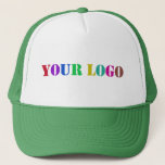 Casquette Logo Photo promotionnelle Votre Chapeau de Trucker<br><div class="desc">Logo personnalisé ou texte promotionnel Professionnel personnalisé - Ajoutez votre logo / image ou texte / information - Redimensionnez et déplacez les éléments avec l'outil de personnalisation.</div>