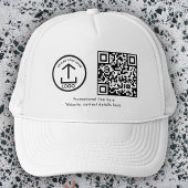 Casquette Logo professionnel simple et moderne Code QR