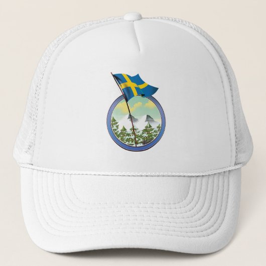 Casquette Logo rétro de Suède (Devant)