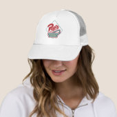 Casquette Logo rouge de la boutique Pop's Chock'Lit (En situation)