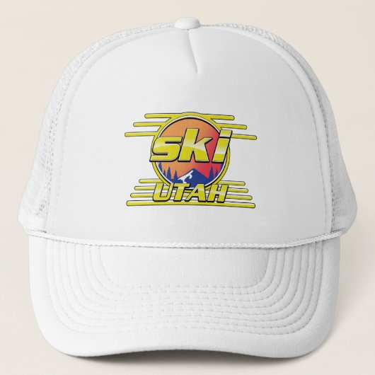 Casquette logo ski Utah années 80 (Devant)