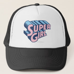 Casquette Logo Supergirl rose et bleu