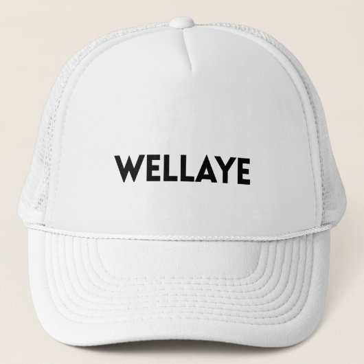 Casquette Logo Wellaye Noir (Devant)