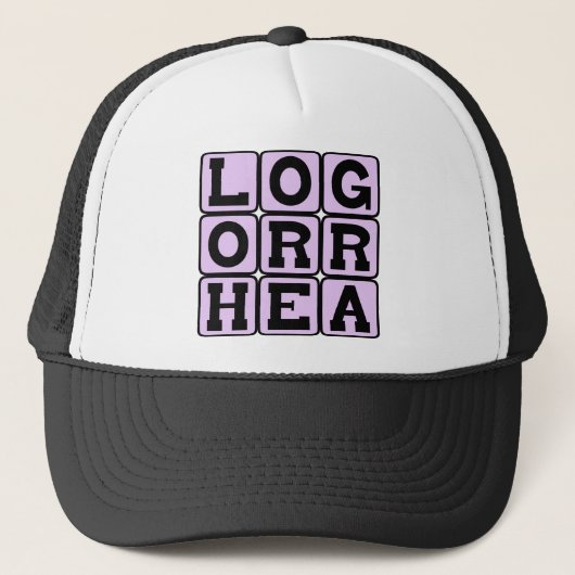 Casquette Logorrhée, verbosité incohérente (Devant)