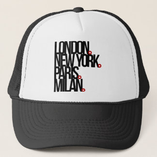 Casquette Londres New York Paris Milan