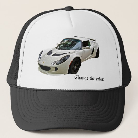 Casquette Lotus Exige - changez les règles (Devant)