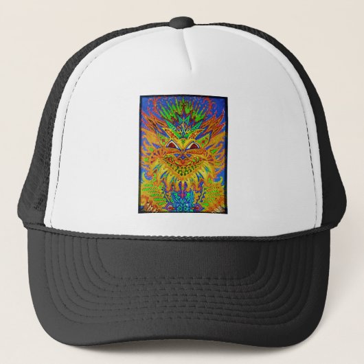 Casquette Louis Wain - chat bleu de Paisley (Devant)